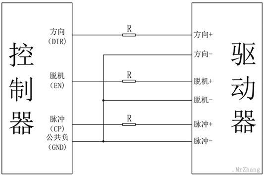 步进电机控制器 驱动器 电机如何接线.